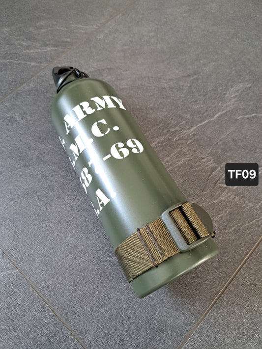 (Tank-) Flasche & Universalhalter 750ml U.S. Army