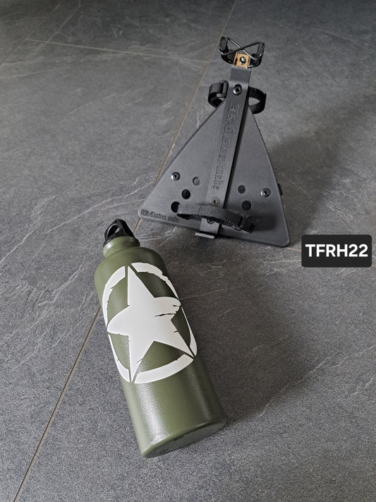 Suzuki Savage LS650 (Tank-)Flasche & Rahmenhalter Army-Stern