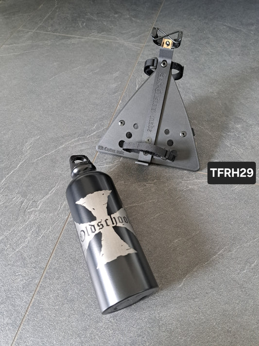 Suzuki Savage LS650 (Tank-)Flasche & Rahmenhalter Eis. Kreuz Oldschool
