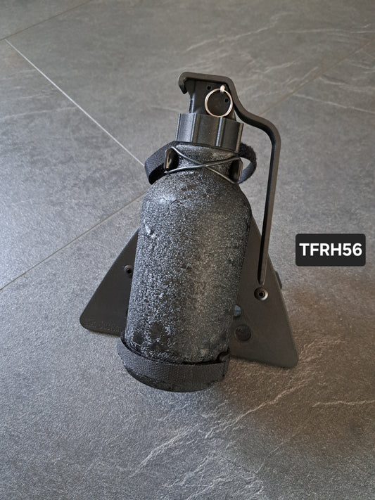 Suzuki Savage LS650 (Tank-)Flasche & Rahmenhalter Handgranate