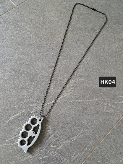 Halskette Schlagring Punisher gross