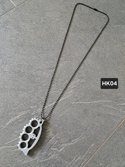 Halskette Schlagring Punisher gross