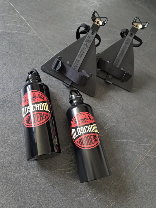 Suzuki Savage LS650 (Tank-)Flasche & Rahmenhalter Oldschool