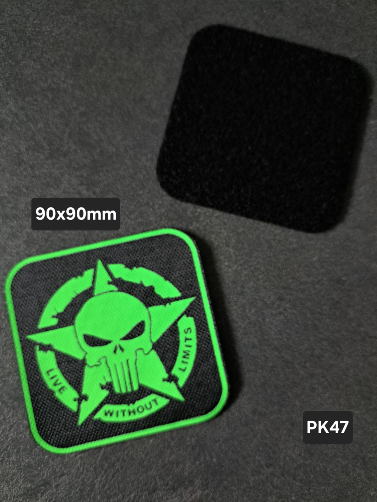 PATCH Klett Punisher Army-Stern Live without limits