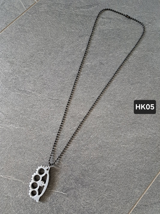 Halskette Schlagring Punisher klein