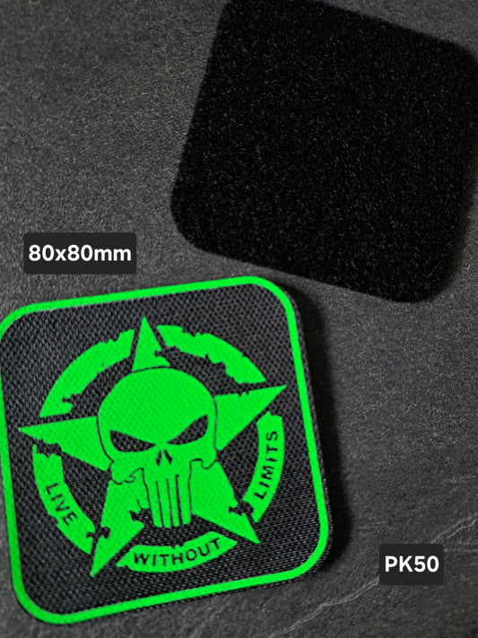 PATCH Klett Punisher Army-Stern Live without limits