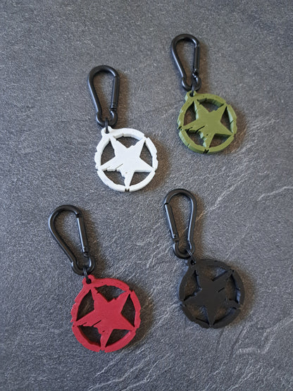 Schlüsselanhänger ARMY-STERN div. Farben