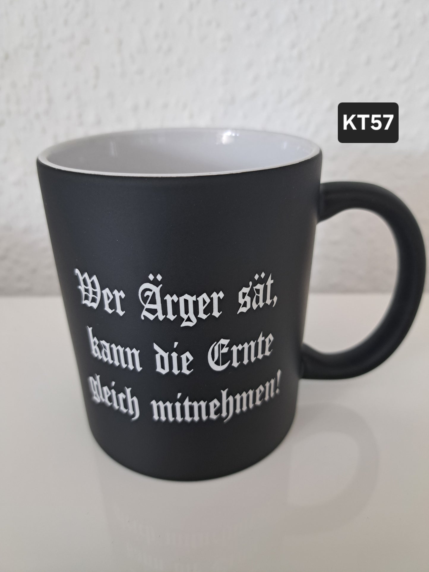 Kaffeetasse Wer Ärger sät...