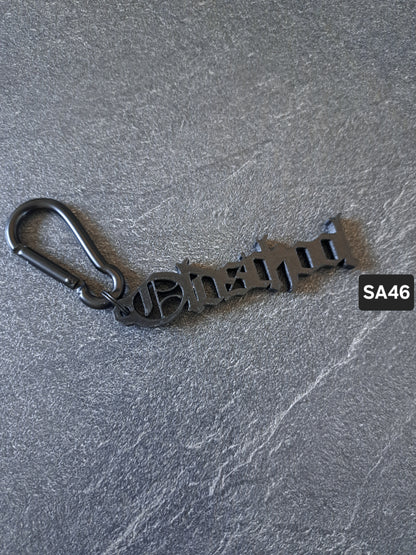 Schlüsselanhänger Schriftzug Oldschool div. Farben