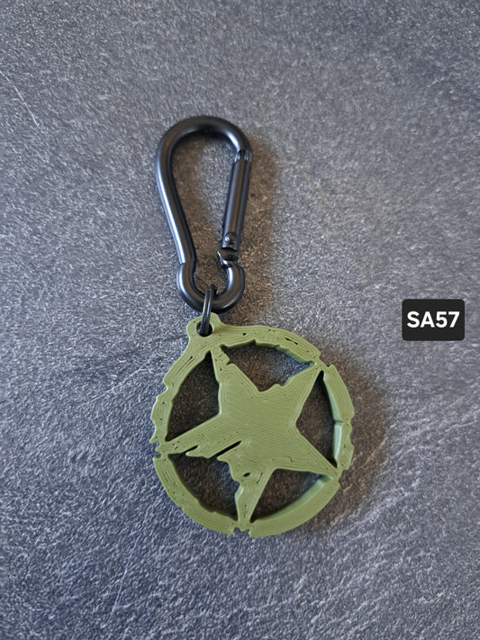 Schlüsselanhänger ARMY-STERN div. Farben