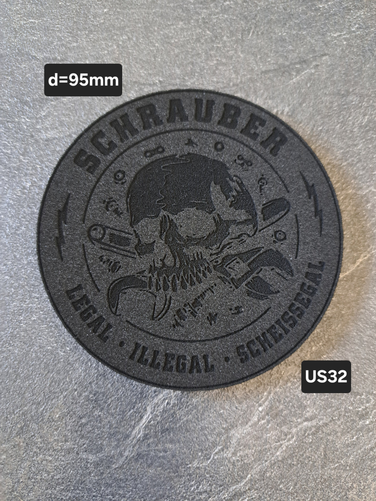 Untersetzer EPDM Schrauber Legal Illegal...