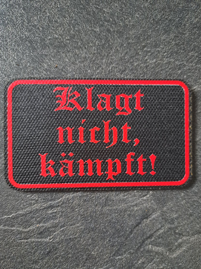 PATCH Klett Klagt nicht,kämpft!
