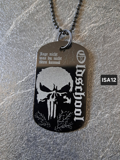 Innenspiegel Anhänger Oldschool Punisher