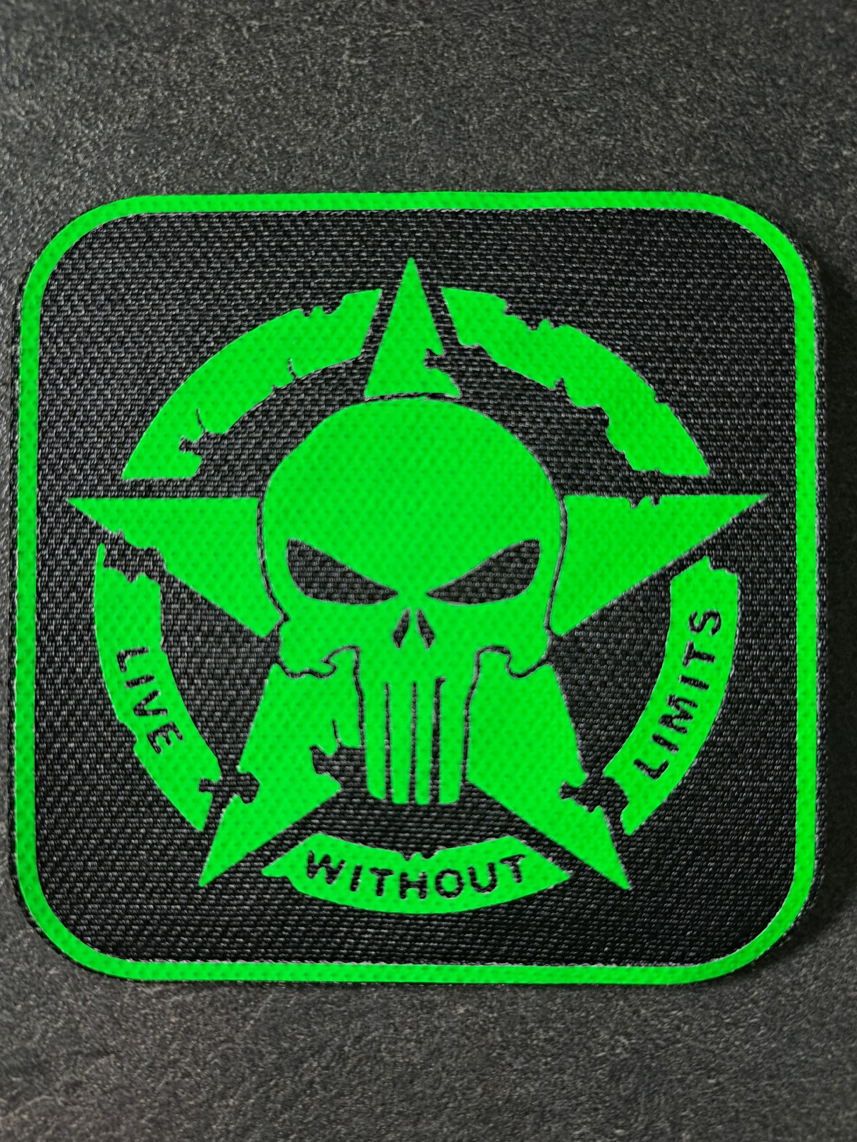 PATCH Klett Punisher Army-Stern Live without limits