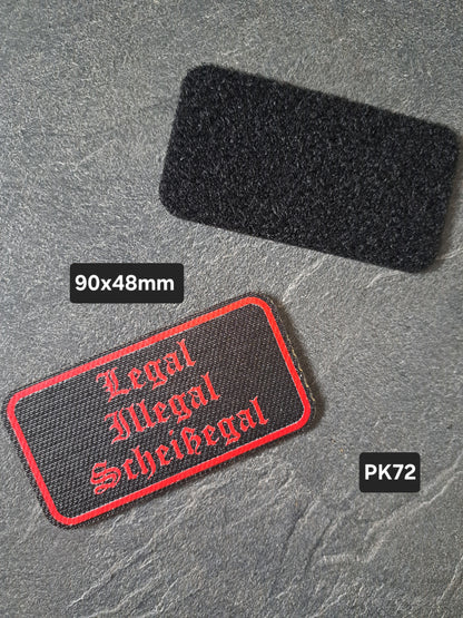 PATCH Klett Legal Illegal Scheissegal