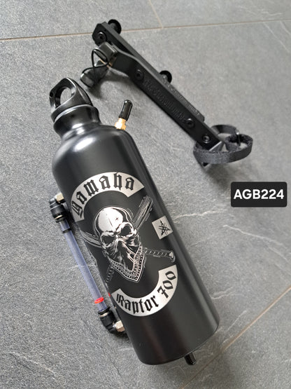 Ausgleichsbehälter Y. Raptor700 Totenkopf inkl. verst. Halter