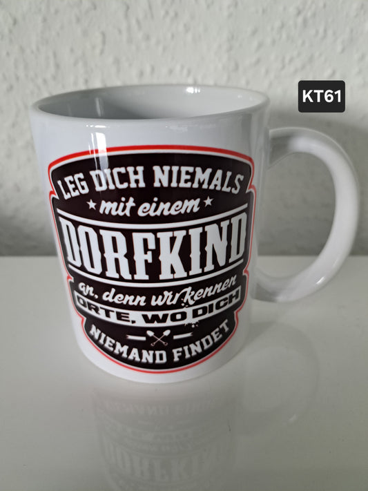 Kaffeetasse Dorfkind