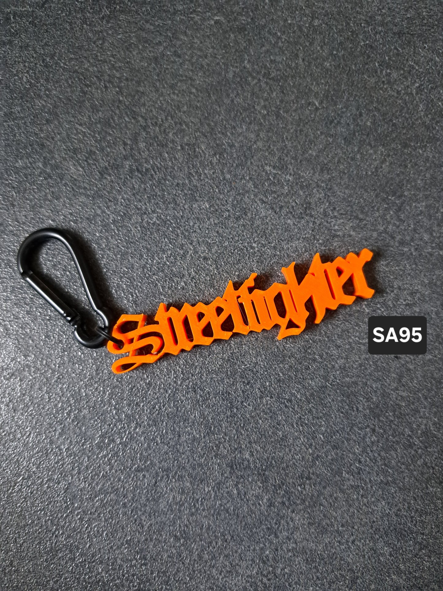 Schlüsselanhänger Schriftzug Streetfighter div. Farben