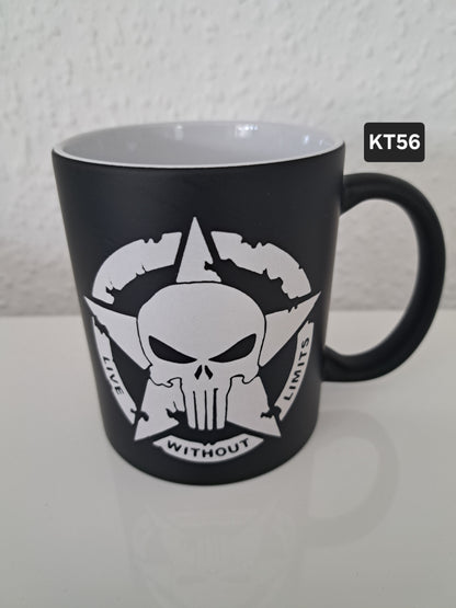 Kaffeetasse Punisher Live without limits