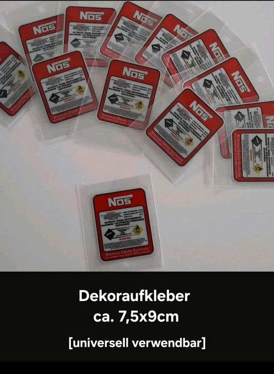 NOS-Emblem Dekoraufkleber