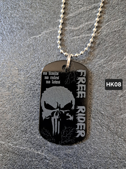 Halskette FREE RIDER Punisher