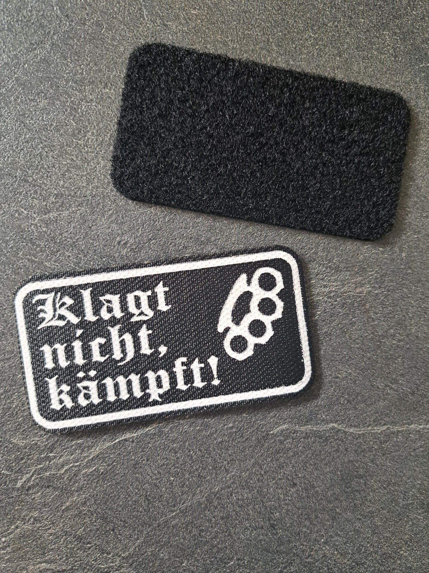 PATCH Klett Klagt nicht,kämpft! Schlagring