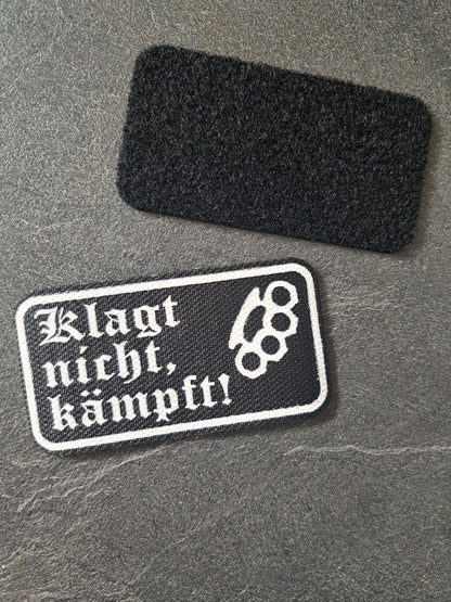 PATCH Klett Klagt nicht,kämpft! Schlagring