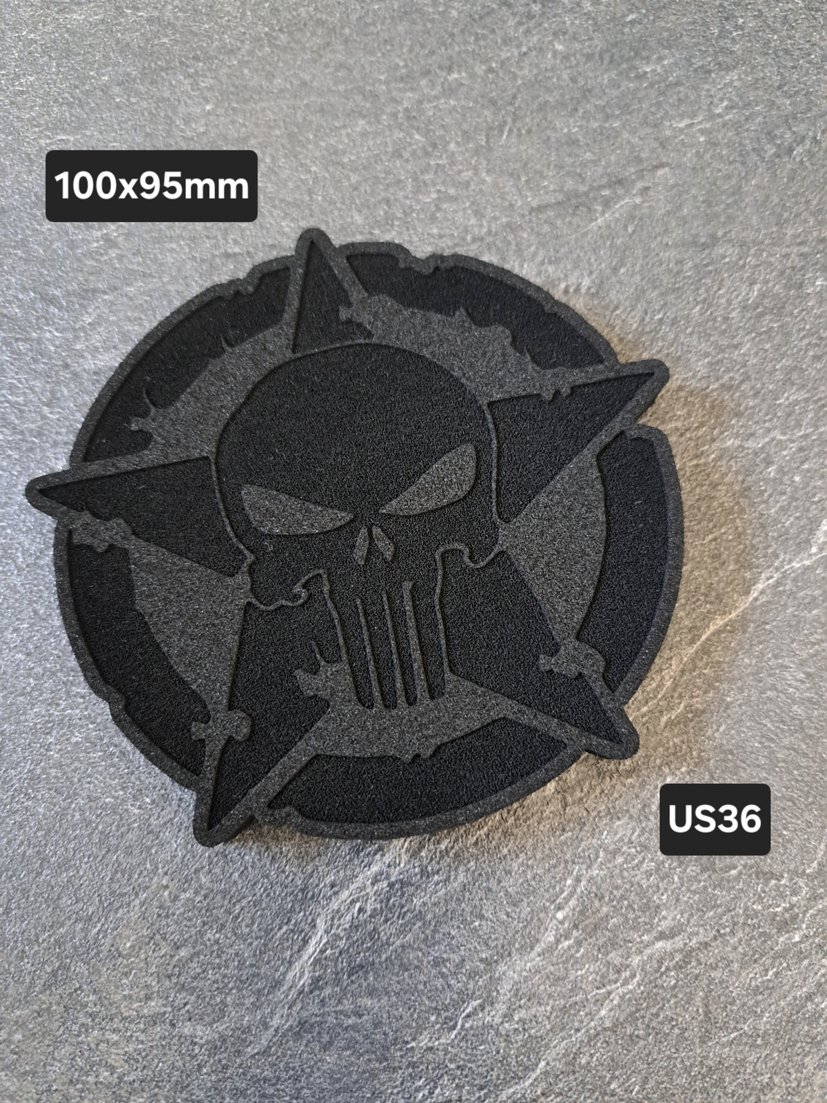 Untersetzer EPDM Punisher Army-Stern