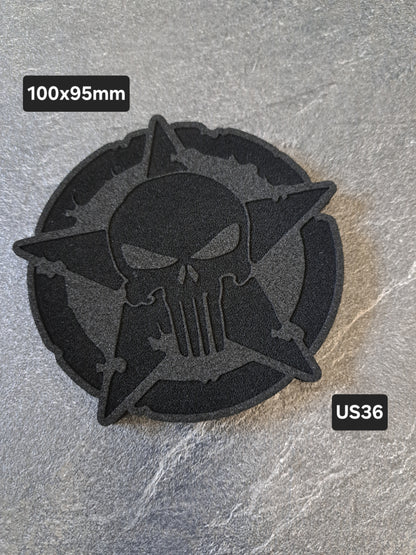 Untersetzer EPDM Punisher Army-Stern