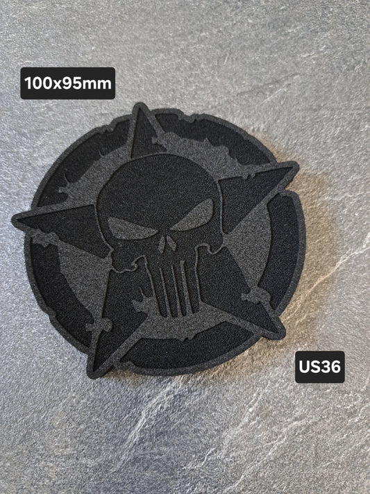 Untersetzer EPDM Punisher Army-Stern