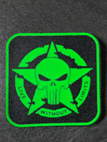 PATCH Klett Punisher Army-Stern Live without limits