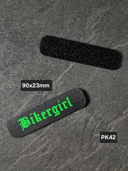 PATCH Klett Bikergirl