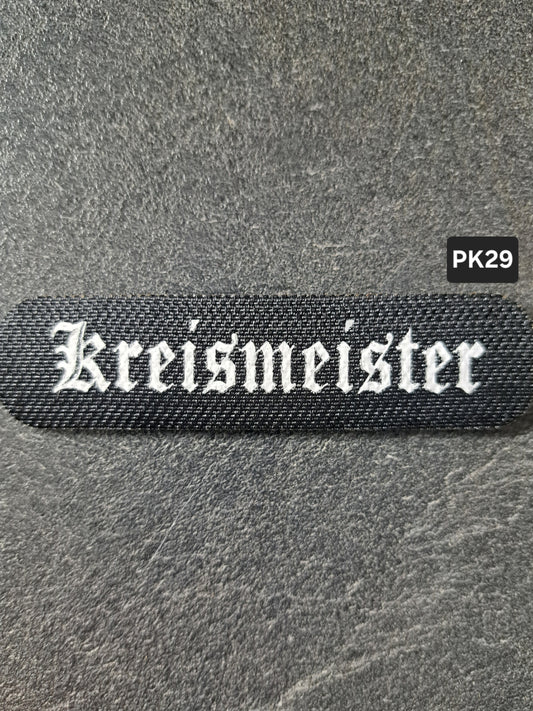 PATCH Klett Kreismeister