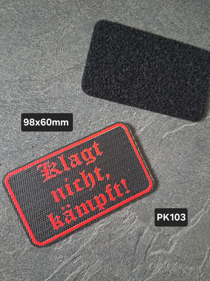 PATCH Klett Klagt nicht,kämpft!
