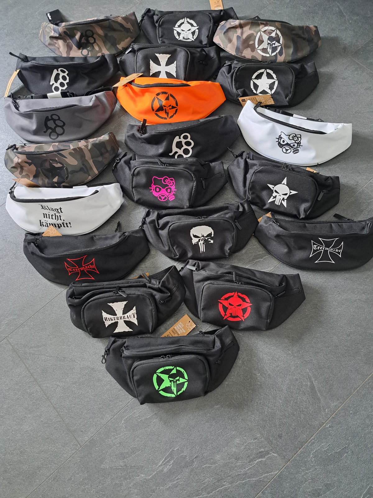 Bauchtasche Army-Stern Punisher
