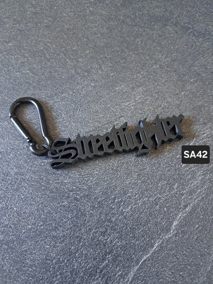 Schlüsselanhänger Schriftzug Streetfighter div. Farben