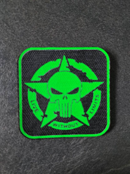PATCH Klett Punisher Army-Stern Live without limits