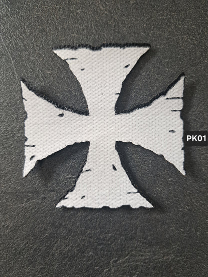 PATCH Klett Eis, Kreuz Retro