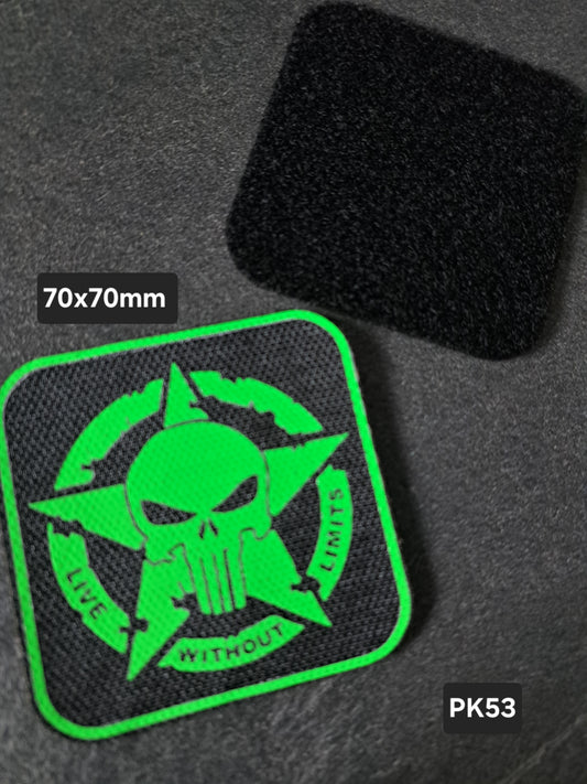 PATCH Klett Punisher Army-Stern Live without limits