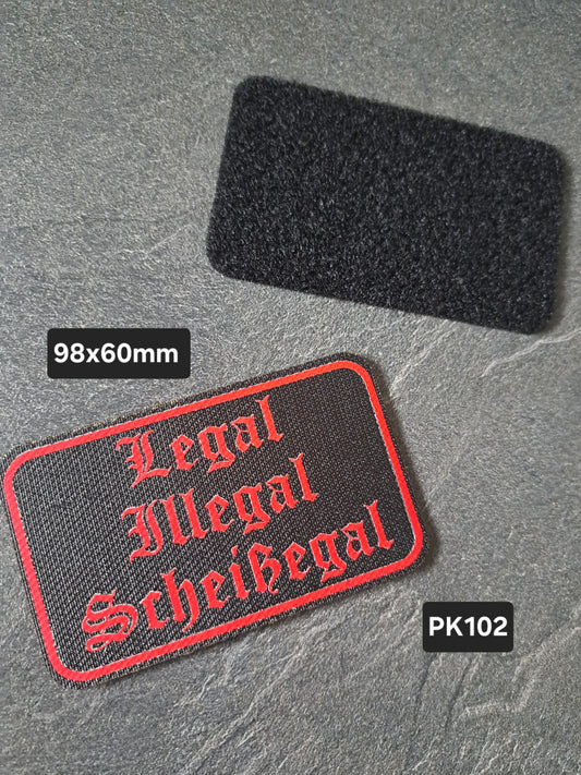 PATCH Klett Legal Illegal Scheissegal