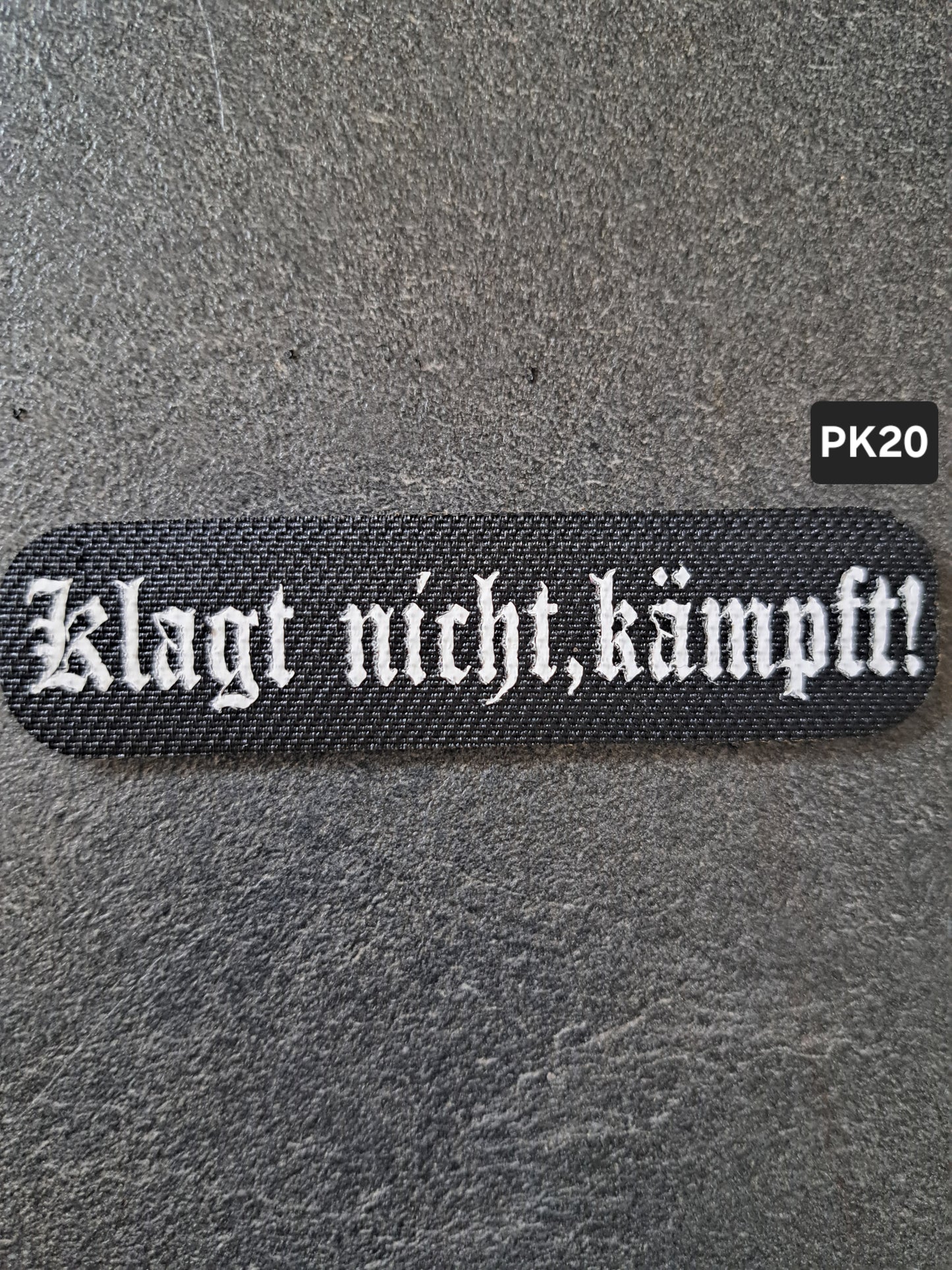 PATCH Klett Klagt nicht,kämpft!