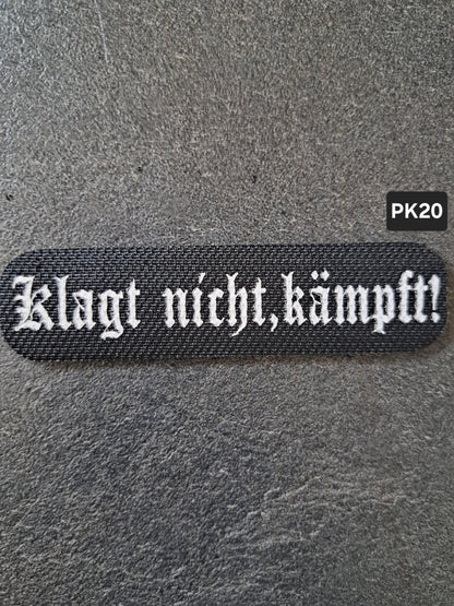 PATCH Klett Klagt nicht,kämpft!