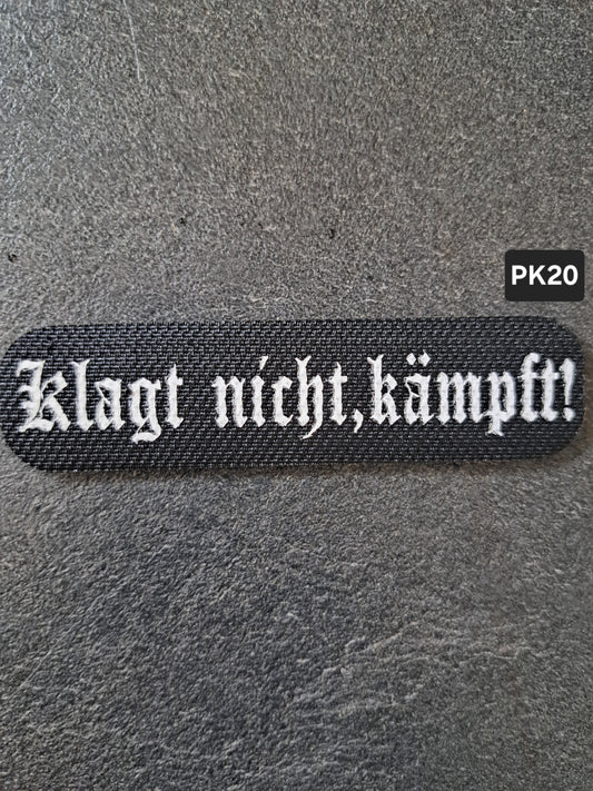 PATCH Klett Klagt nicht,kämpft!